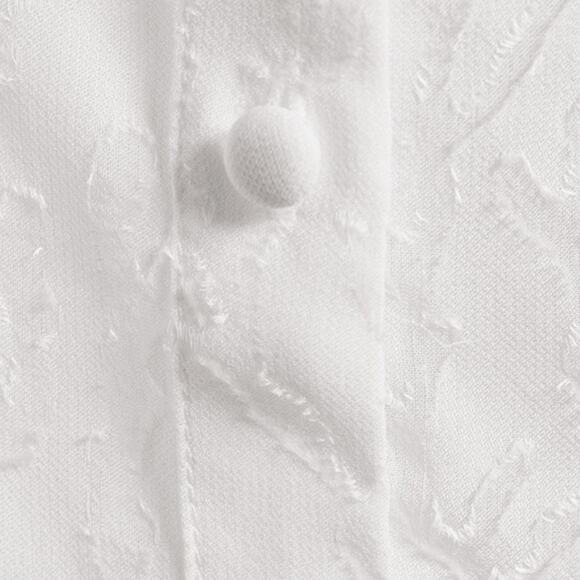 NWOT Paige Dianna Ruffle Silk White Blouse – Sz Small - Picture 14 of 15